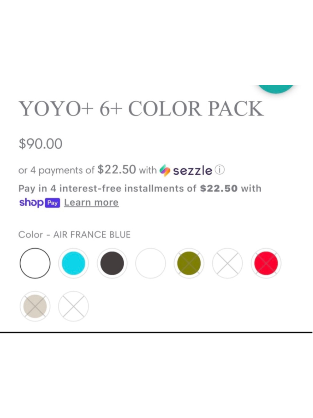 New Baby BABYZEN YOYO+ 6+ Color Pack One Size Blue - Picture 3 of 5